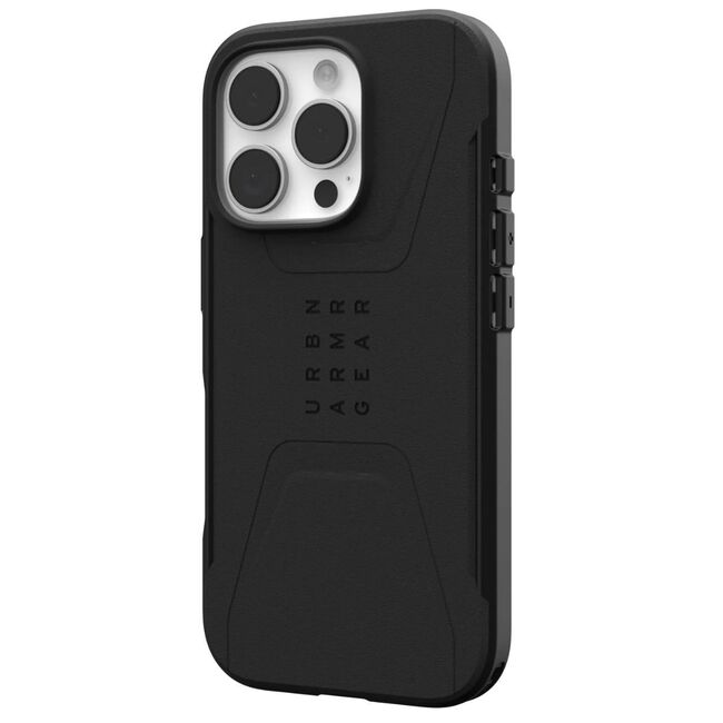 Husa iPhone 16 Pro UAG Civilian MagSafe, Black