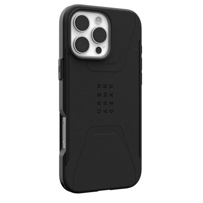 Husa iPhone 16 Pro Max UAG Civilian MagSafe, Black