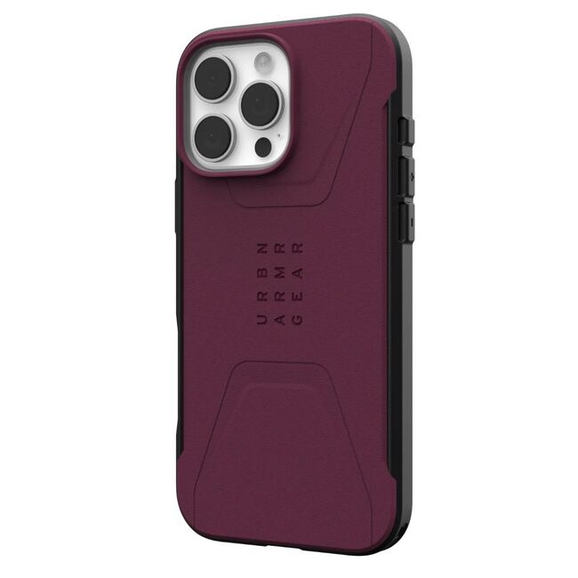 Husa iPhone 16 Pro Max UAG Civilian MagSafe, Bordeaux