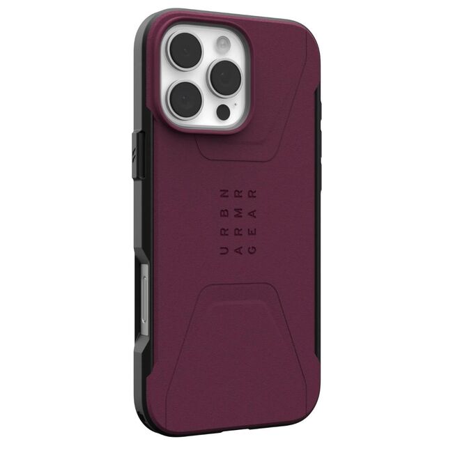 Husa iPhone 16 Pro Max UAG Civilian MagSafe, Bordeaux