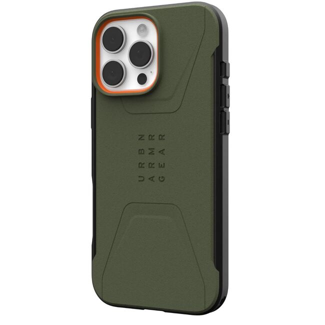 Husa iPhone 16 Pro Max UAG Civilian MagSafe, Olive Drab