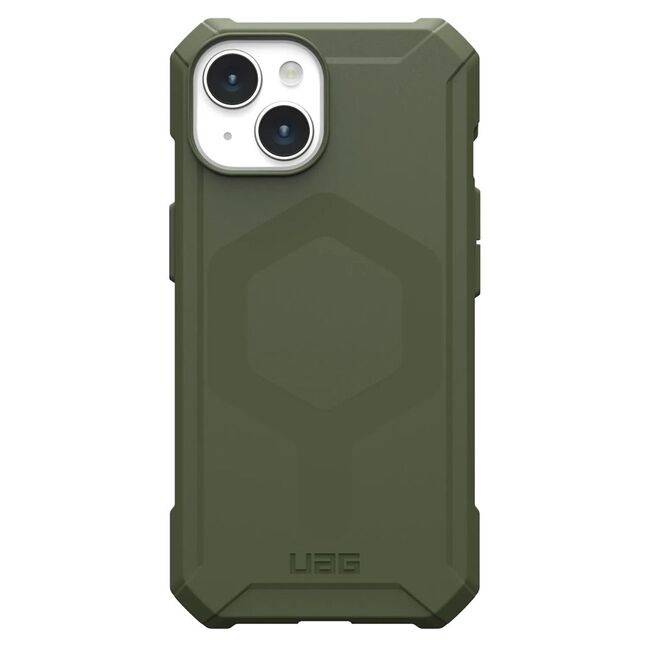 Husa iPhone 15 Plus UAG Essential Armor MagSafe, Olive Drab