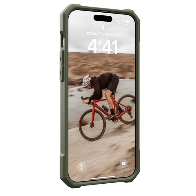 Husa iPhone 15 Pro Max UAG Essential Armor MagSafe, Olive Drab