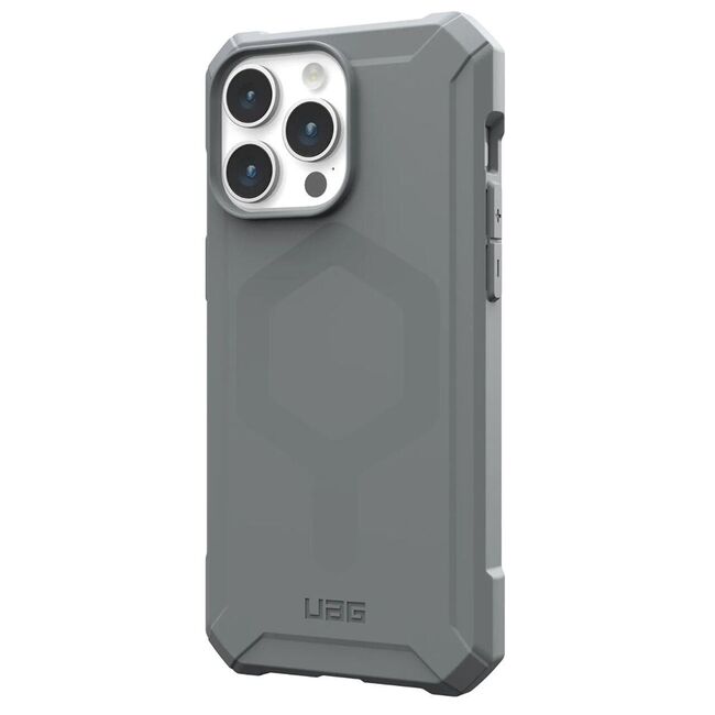 Husa iPhone 15 Pro Max UAG Essential Armor MagSafe, Silver