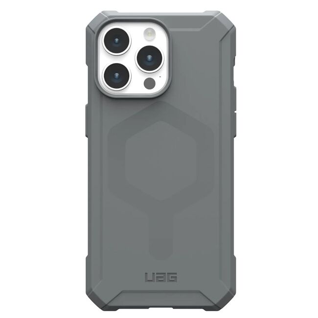 Husa iPhone 15 Pro Max UAG Essential Armor MagSafe, Silver