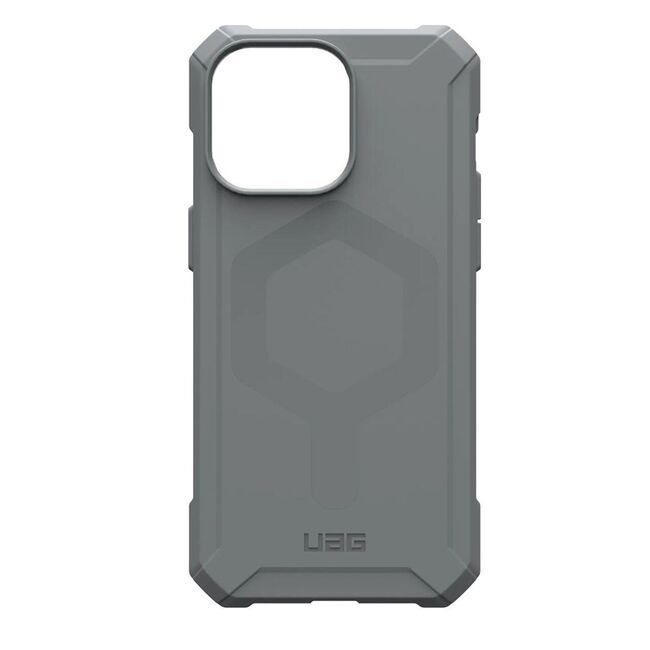 Husa iPhone 15 Pro Max UAG Essential Armor MagSafe, Silver