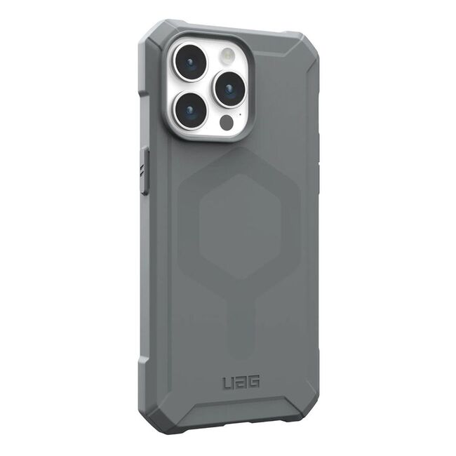Husa iPhone 15 Pro Max UAG Essential Armor MagSafe, Silver