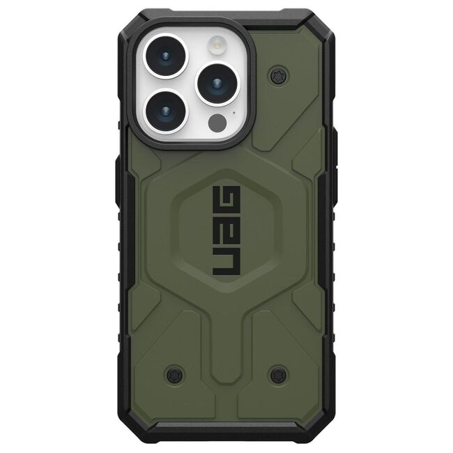 Husa iPhone 15 Pro UAG Pathfinder MagSafe, Olive Drab