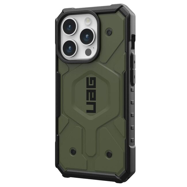 Husa iPhone 15 Pro UAG Pathfinder MagSafe, Olive Drab