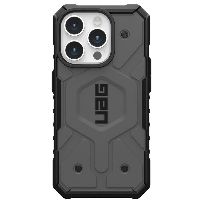 Husa iPhone 15 Pro UAG Pathfinder MagSafe, Silver
