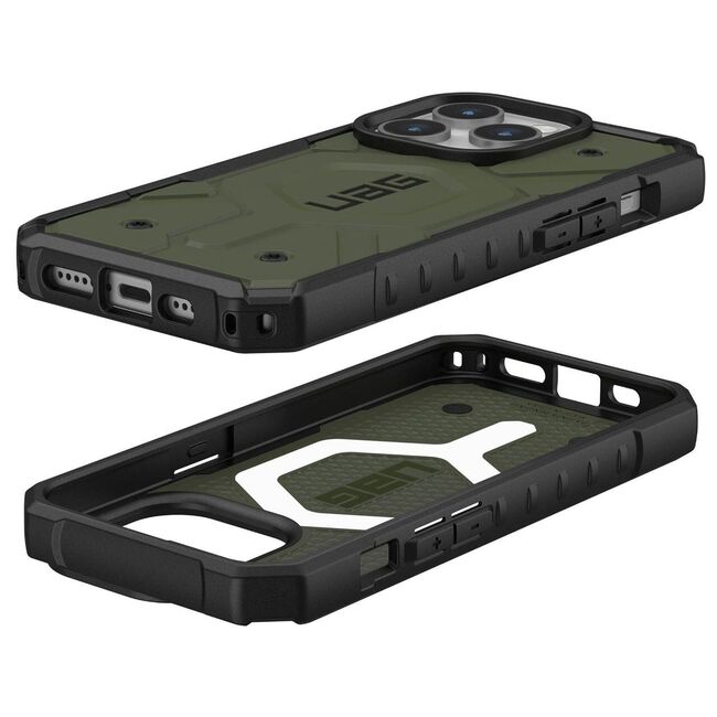 Husa iPhone 15 Pro Max UAG Pathfinder MagSafe, Olive Drab