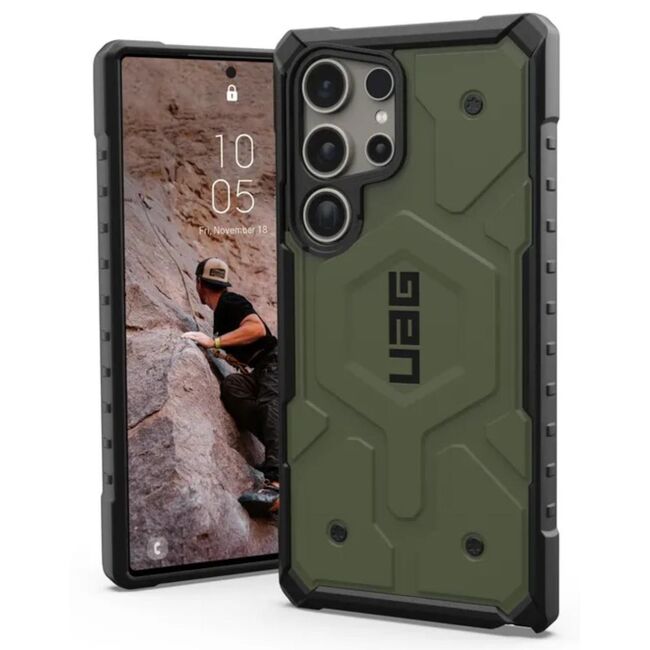 Husa Samsung Galaxy S24 Ultra UAG Pathfinder MagSafe, Olive Drab