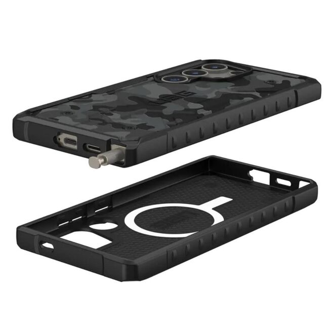 Husa Samsung Galaxy S24 Ultra UAG Pathfinder SE MagSafe, Midnight Camo