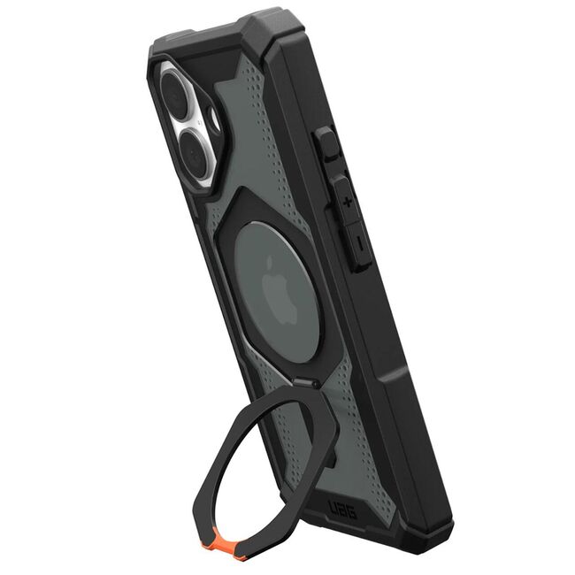 Husa iPhone 16 UAG Plasma XTE MagSafe, Black / Orange