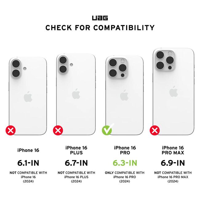Husa iPhone 16 Pro UAG Plyo MagSafe, Black Bronze