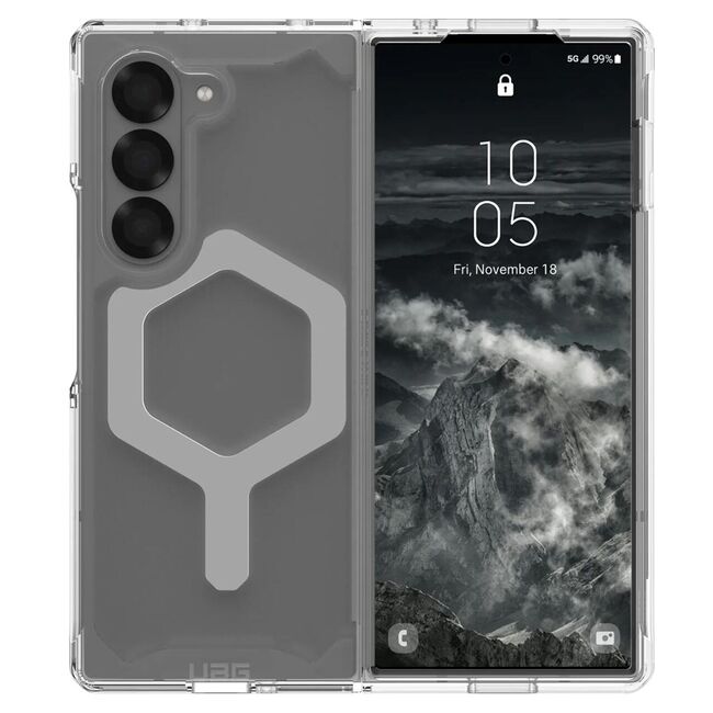 Husa Samsung Galaxy Z Fold6 UAG Plyo MagSafe, Ice Silver