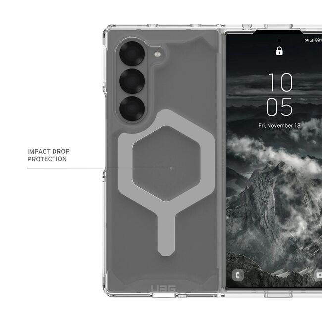 Husa Samsung Galaxy Z Fold6 UAG Plyo MagSafe, Ice Silver