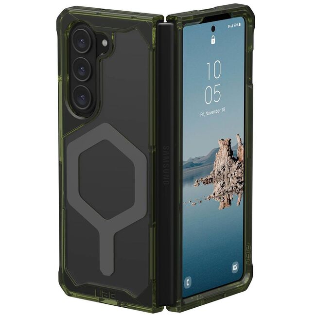 Husa Samsung Galaxy Z Fold5 UAG Plyo Pro, Olive / Space Grey