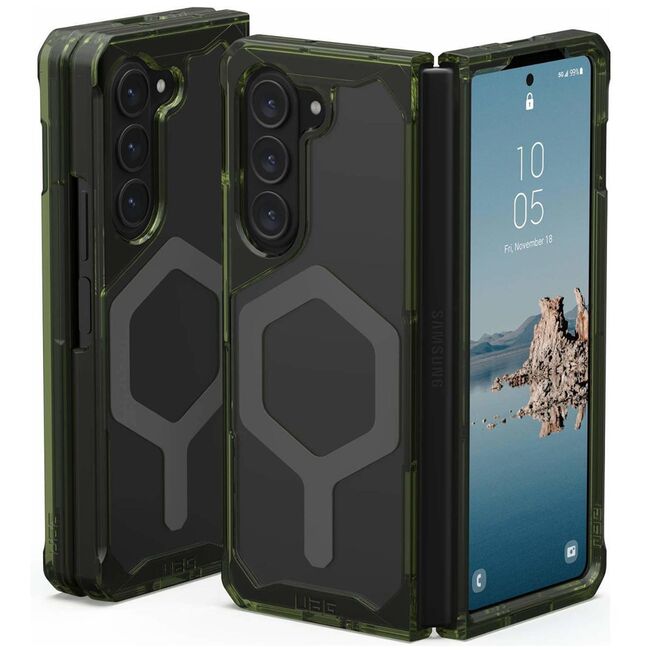 Husa Samsung Galaxy Z Fold5 UAG Plyo Pro, Olive / Space Grey