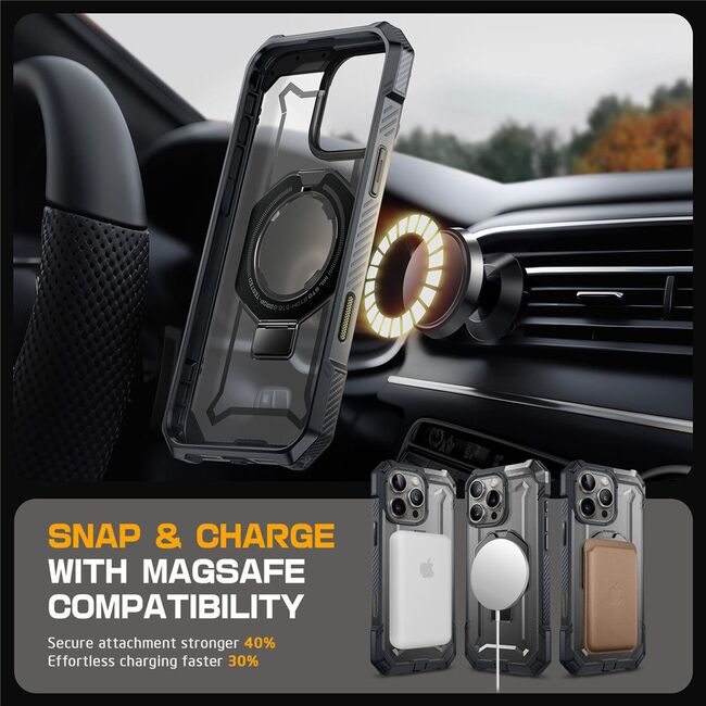 Husa iPhone 16 Pro Supcase Unicorn Beetle Defender,gri