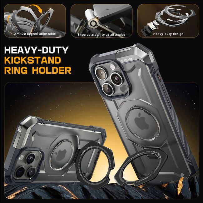 Husa iPhone 16 Pro Supcase Unicorn Beetle Defender,gri