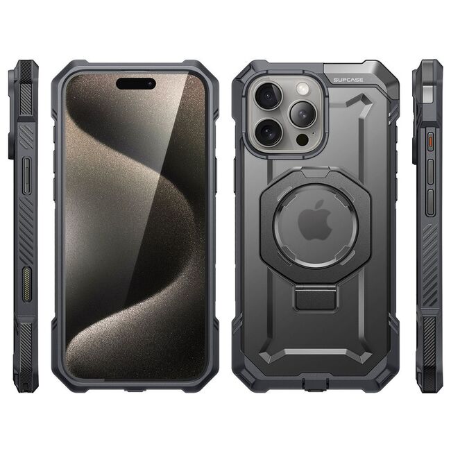 Husa iPhone 16 Pro Max Supcase Unicorn Beetle Defender, gri