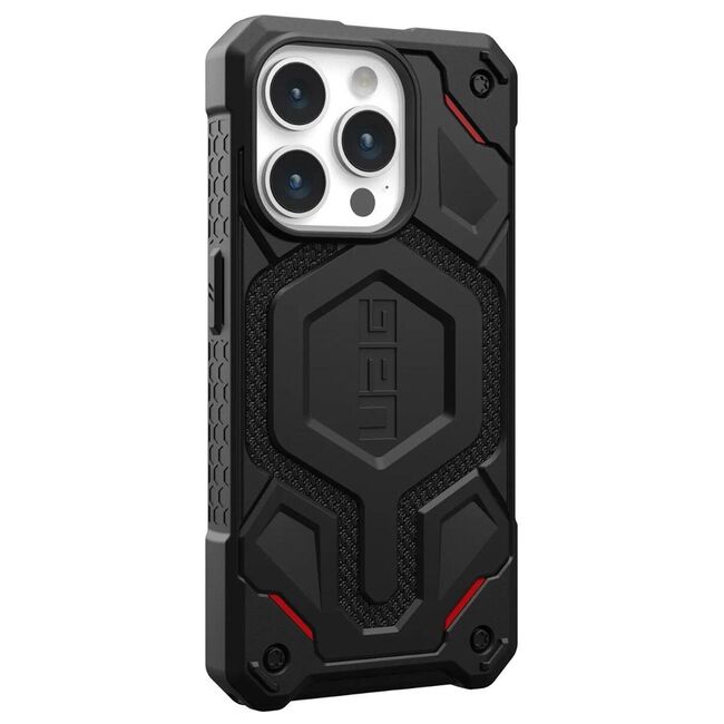 Husa iPhone 15 Pro UAG Monarch Pro, Kevlar Black