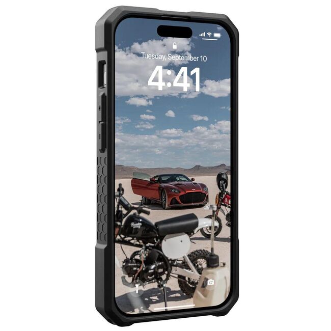Husa iPhone 15 Pro Max UAG Monarch Pro, Kevlar Black