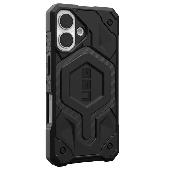 Husa iPhone 16 UAG Monarch Pro, Carbon Fiber