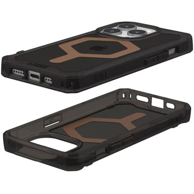 Husa iPhone 15 Pro UAG Plyo MagSafe, Black Bronze