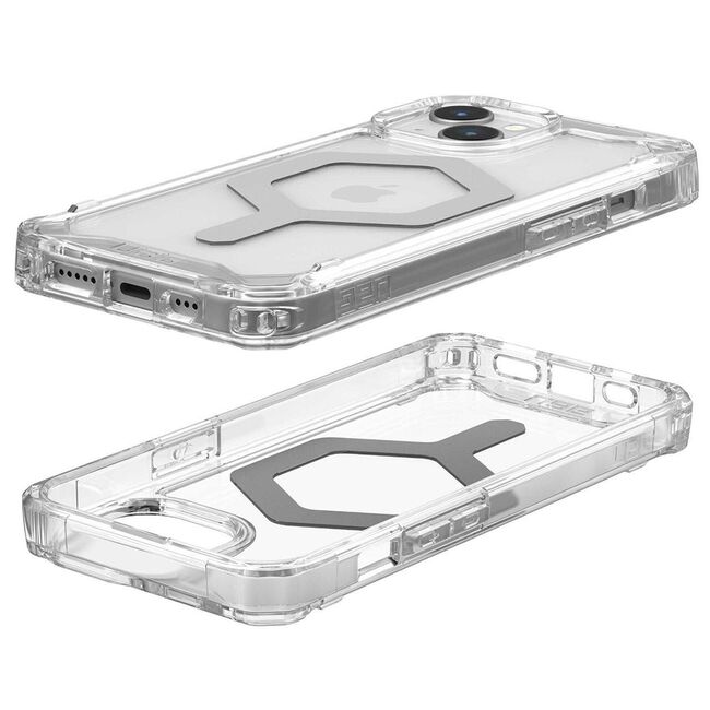 Husa iPhone 15 UAG Plyo MagSafe, Ice Silver