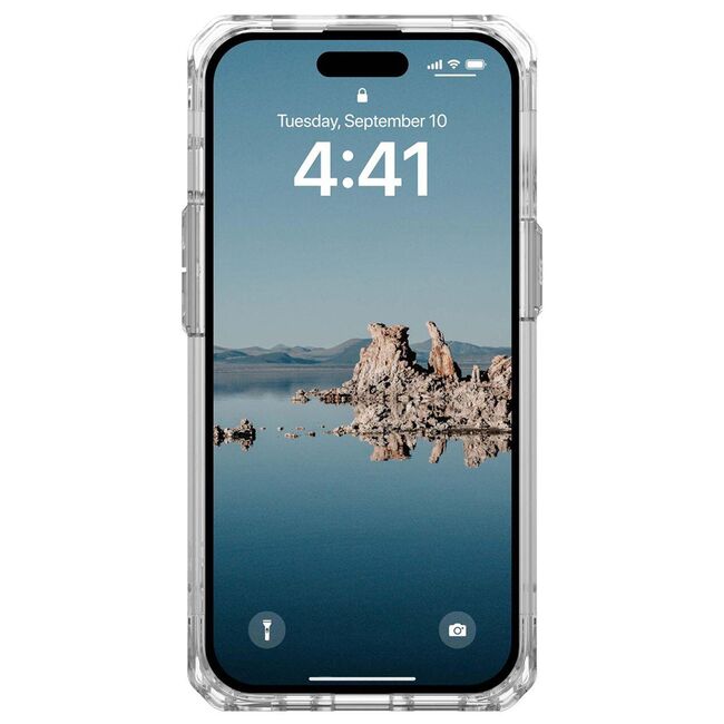 Husa iPhone 15 UAG Plyo MagSafe, Ice Silver