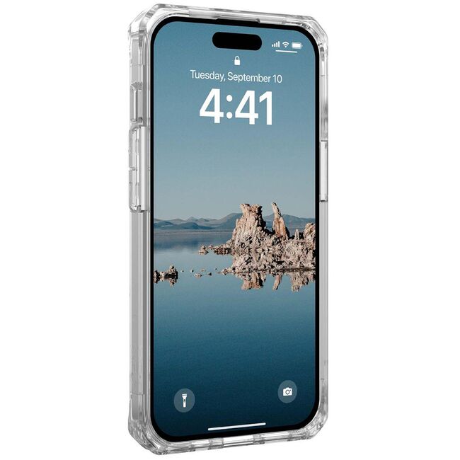 Husa iPhone 15 UAG Plyo MagSafe, Ice Silver