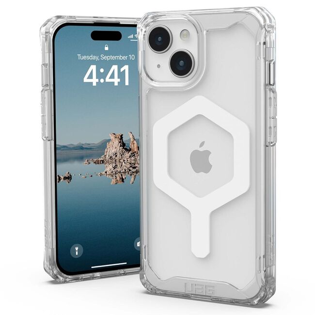 Husa iPhone 15 UAG Plyo MagSafe, Ice White