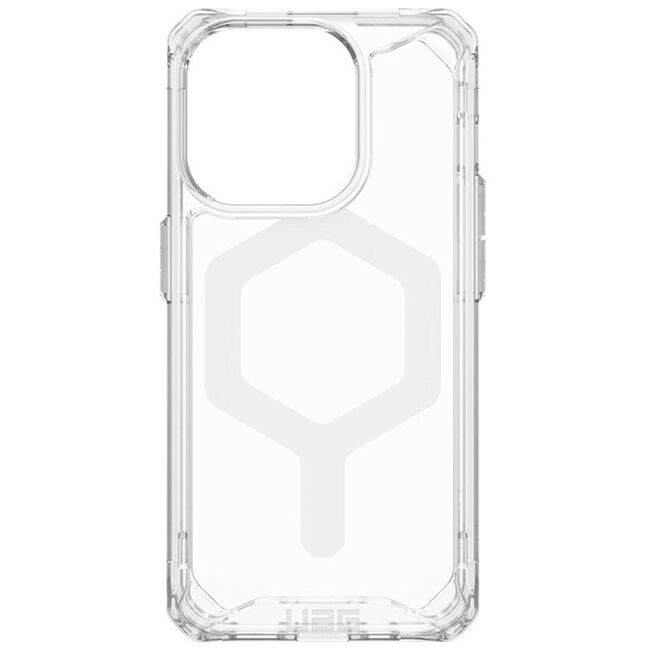 Husa iPhone 15 Pro UAG Plyo MagSafe, Ice White