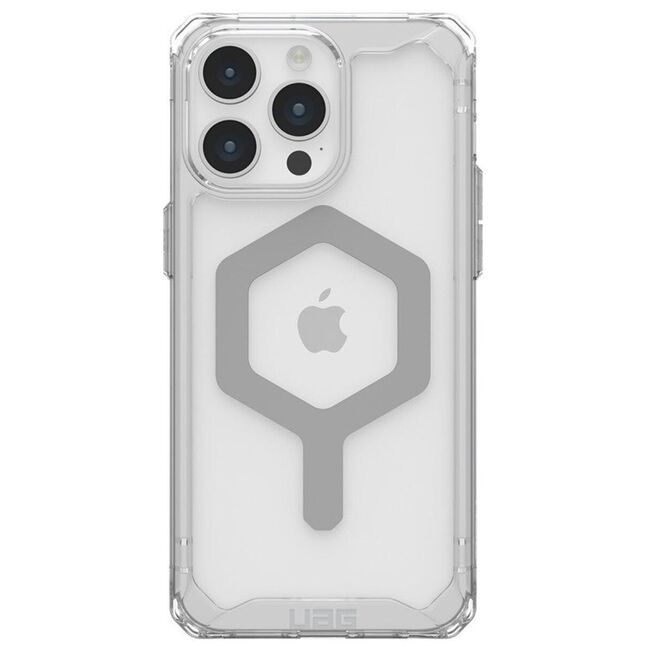 Husa iPhone 15 Pro Max UAG Plyo MagSafe, Ice Silver
