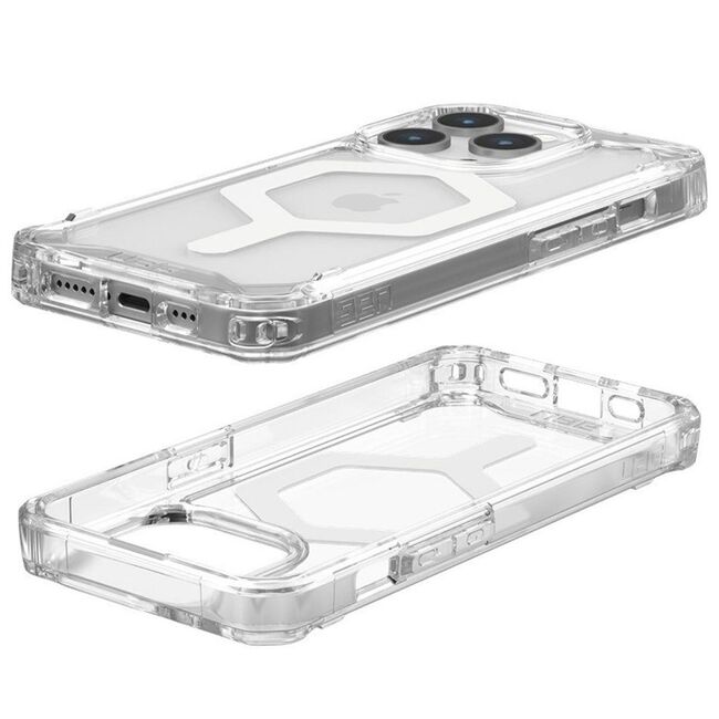 Husa iPhone 15 Pro Max UAG Plyo MagSafe, Ice White