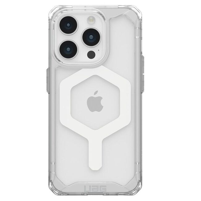 Husa iPhone 15 Pro Max UAG Plyo MagSafe, Ice White