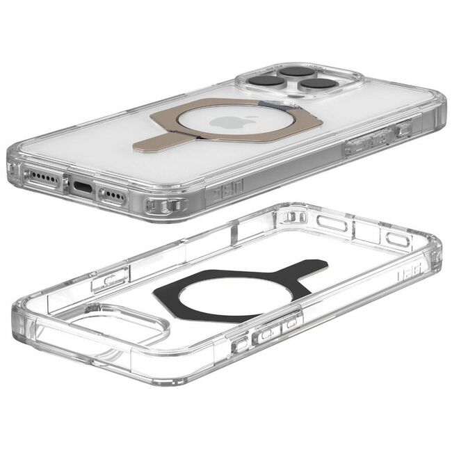 Husa iPhone 16 Pro Max UAG Plyo XTE MagSafe, Clear Titanium