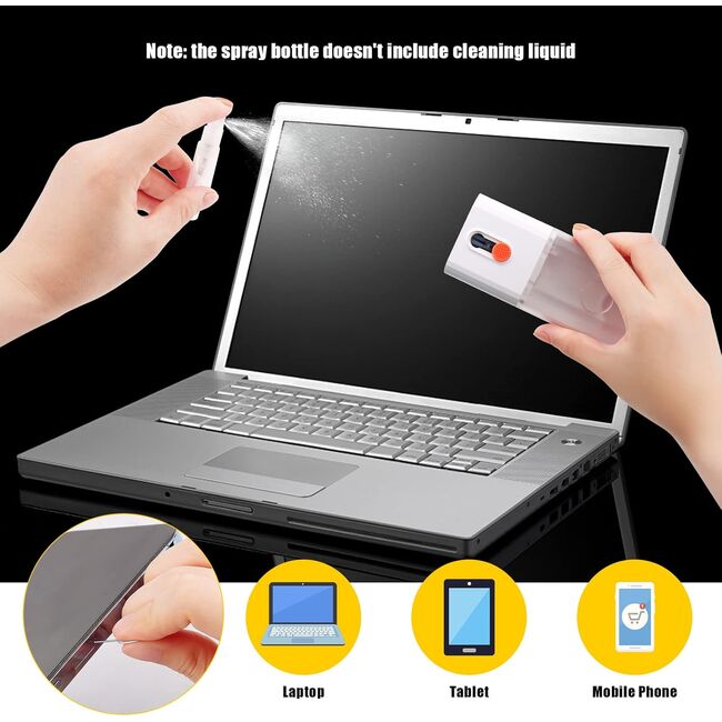 Set de Curățare Multifuncțional 10 in 1 pentru Tastatură, Căști, Airpods, Cameră, Computer, Telefon și Laptop, alb