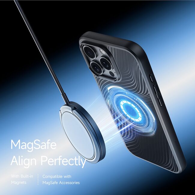 Husa iPhone 16 Pro Max Dux Ducis Aimo MagSafe, negru