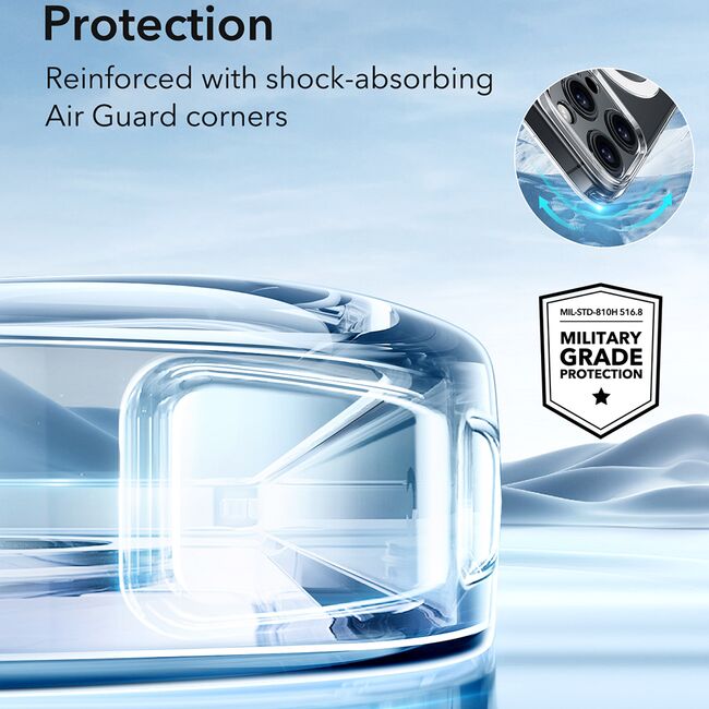 Husa iPhone 16 Pro Max ESR Zero HaloLock, transparenta