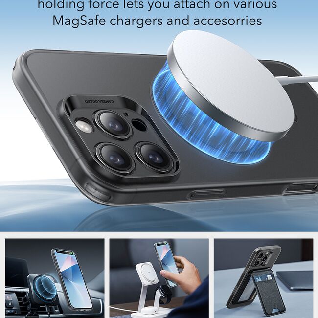 Husa iPhone 16 Pro Max ESR Zero HaloLock, maro