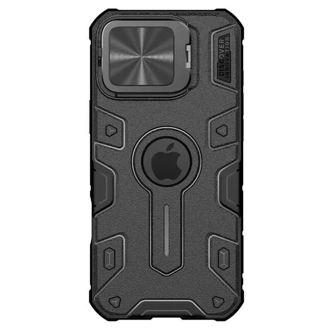 Husa iPhone 16 Pro Max Nillkin CamShield Armor Prop Magnetic, negru