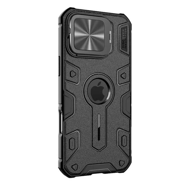Husa iPhone 16 Pro Max Nillkin CamShield Armor Prop Magnetic, negru