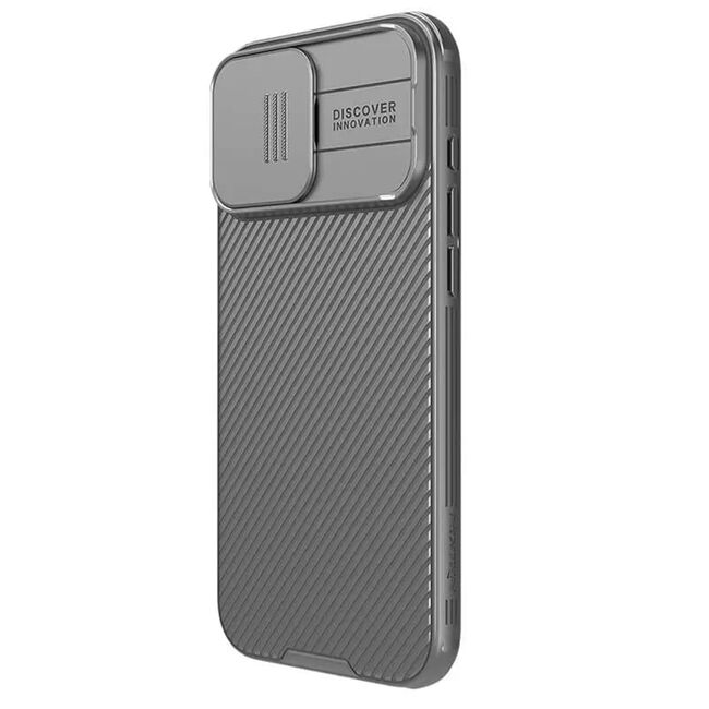 Husa iPhone 16 Pro Max Nillkin CamShield Pro, gri