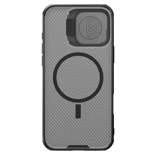 Husa iPhone 16 Pro Max Nillkin CamShield Prop Magnetic, negru/transparenta