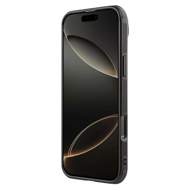Husa iPhone 16 Pro Max Nillkin CamShield Prop Magnetic, negru/transparenta