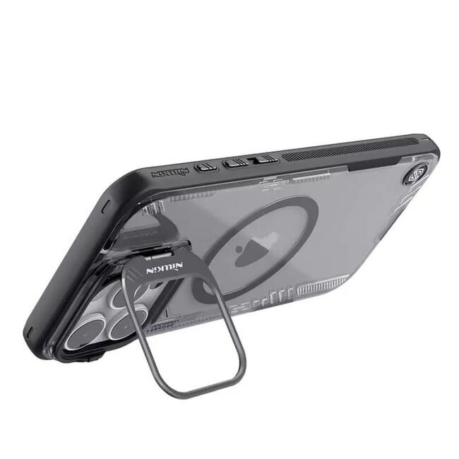 Husa iPhone 16 Pro Max Nillkin Iceblade Prop Magnetic, cu decupaj camera, negru