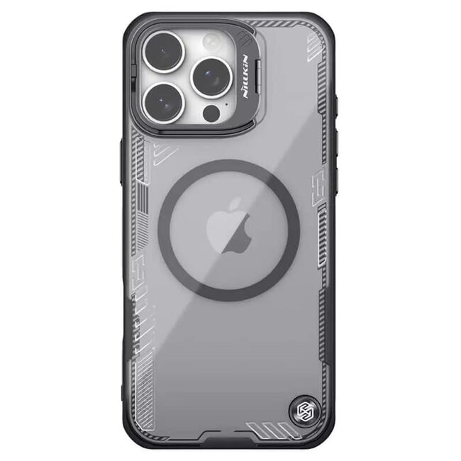 Husa iPhone 16 Pro Max Nillkin Iceblade Prop Magnetic, cu decupaj camera, negru